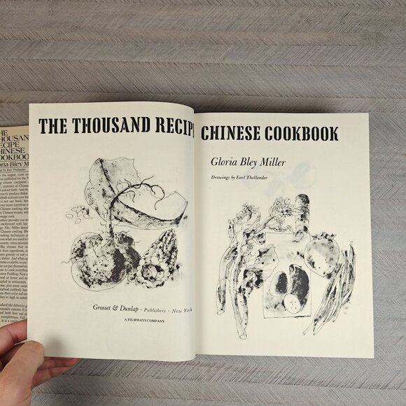 The Thousand Recipe Chinese Cookbook Gloria Bley Miller Vintage Cookbook 1981 - Picture 3 of 10